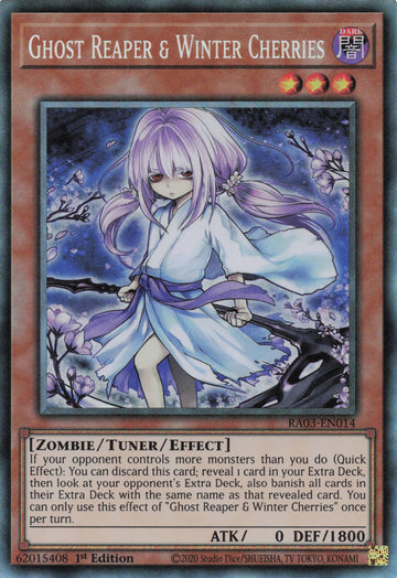 RA03-EN014 - Ghost Reaper & Winter Cherries (Alternate Art) - Collector's Rare - Quarter Century Bonanza