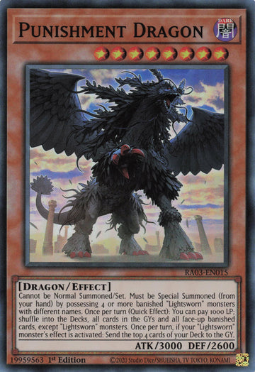 RA03-EN015 - Punishment Dragon - Super Rare - Quarter Century Bonanza