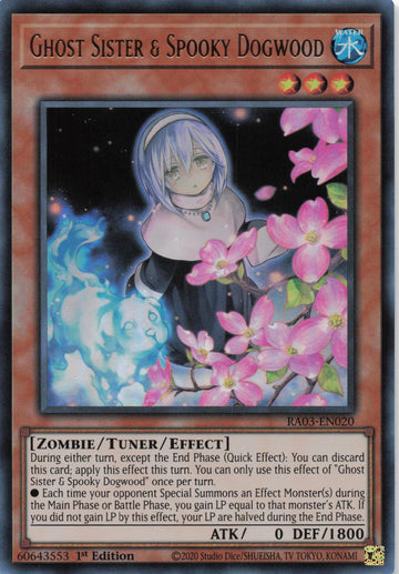 RA03-EN020 - Ghost Sister & Spooky Dogwood (Alternate Art) - Ultra Rare - Quarter Century Bonanza