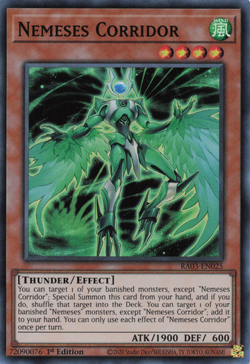 RA03-EN025 - Nemeses Corridor - Super Rare - Quarter Century Bonanza