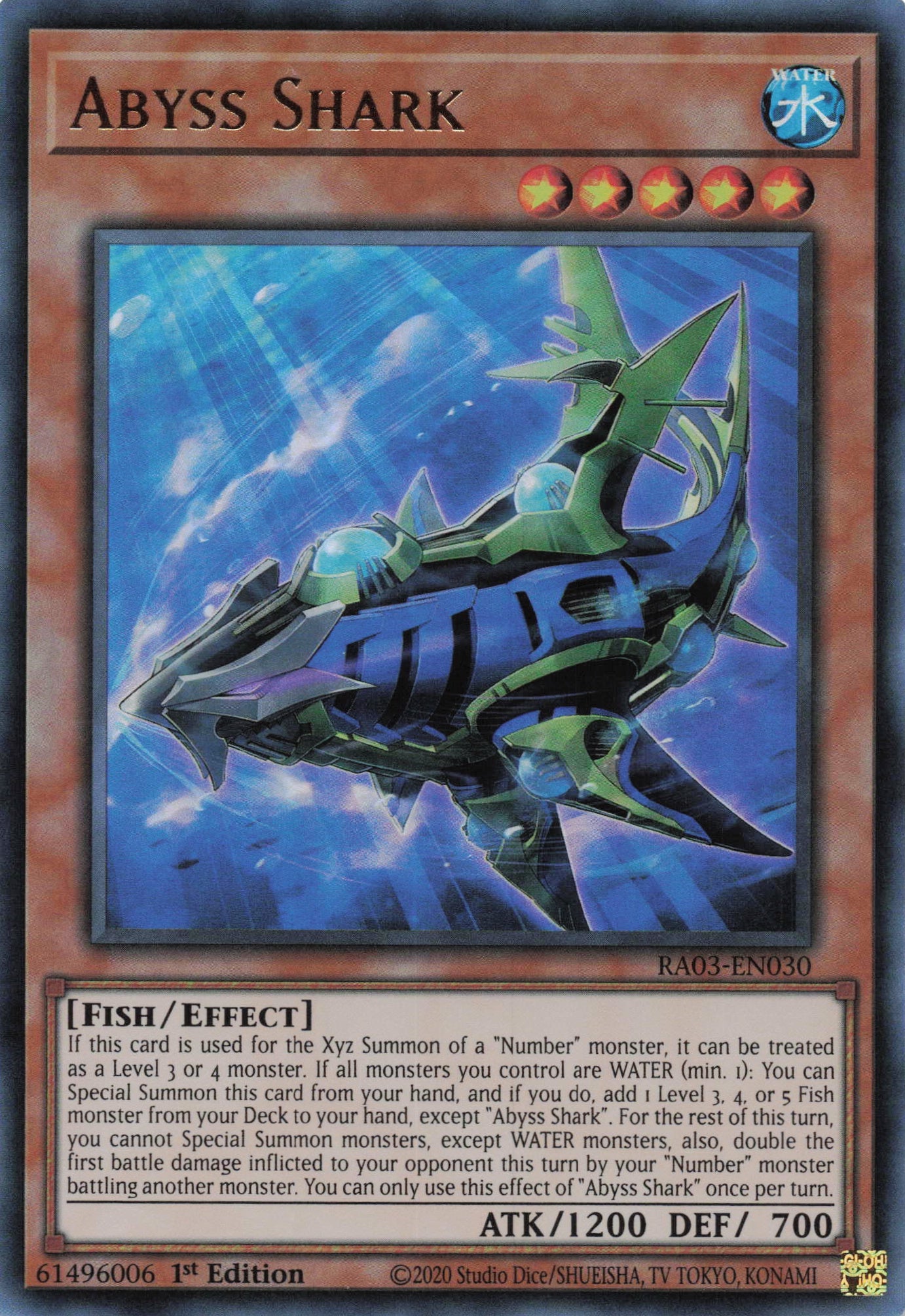 Abyss Shark RA03-EN030 - - Ultra Rare - -