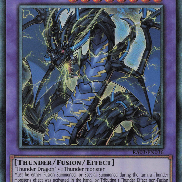 yugioh card thunder dragon Thunder Dragon Colossus RA03-EN036