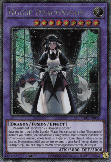 RA03-EN037 - House Dragonmaid - Collector's Rare - Quarter Century Bonanza