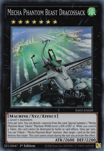 RA03-EN039 - Mecha Phantom Beast Dracossack - Super Rare - Quarter Century Bonanza