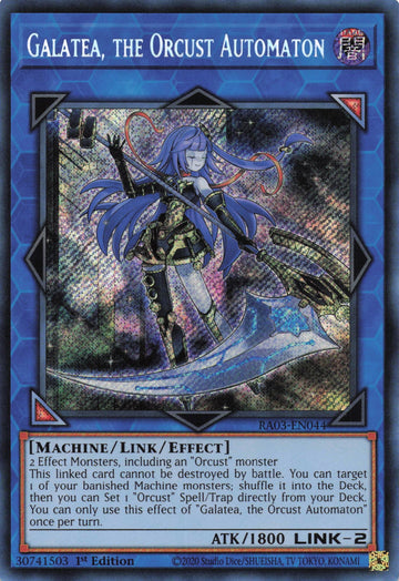 RA03-EN044 - Galatea, the Orcust Automaton - Secret Rare - Quarter Century Bonanza