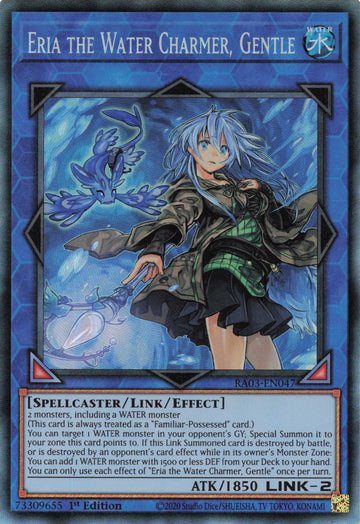RA03-EN047 - Eria the Water Charmer, Gentle - Collector's Rare - Quarter Century Bonanza