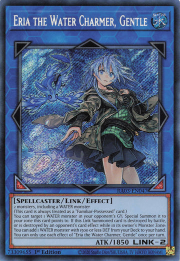 RA03-EN047 - Eria the Water Charmer, Gentle - Secret Rare - Quarter Century Bonanza