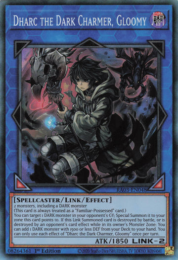 RA03-EN048 - Dharc the Dark Charmer, Gloomy - Collector's Rare - Quarter Century Bonanza