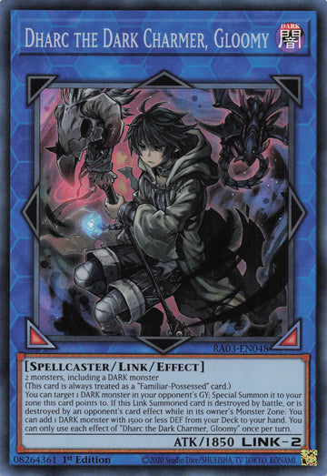 RA03-EN048 - Dharc the Dark Charmer, Gloomy - Super Rare - Quarter Century Bonanza