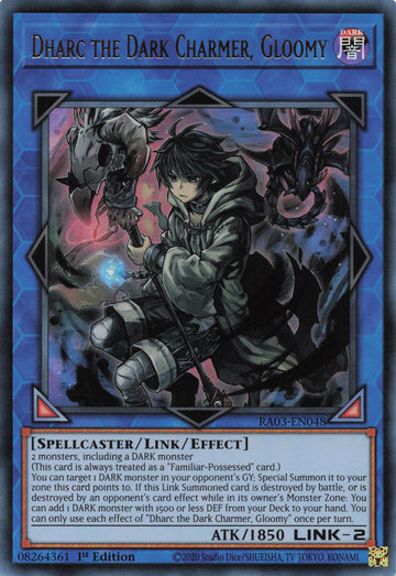 RA03-EN048 - Dharc the Dark Charmer, Gloomy - Ultra Rare - Quarter Century Bonanza