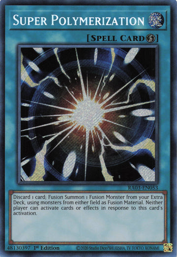 RA03-EN053 - Super Polymerization - Secret Rare - Quarter Century Bonanza