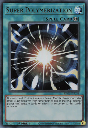 RA03-EN053 - Super Polymerization - Ultra Rare - Quarter Century Bonanza