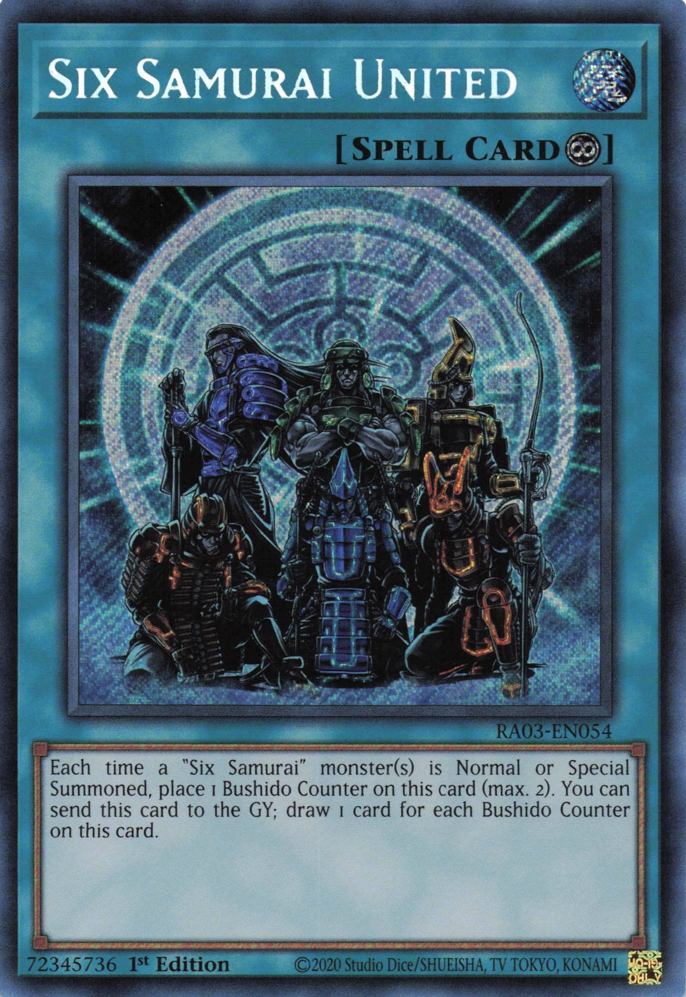 Six Samurai United RA03-EN054 - Secret Rare -