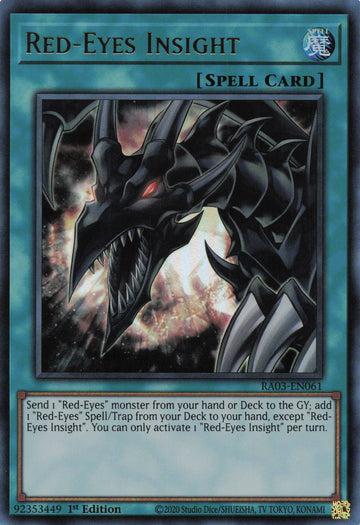 RA03-EN061 - Red-Eyes Insight - Ultra Rare - Quarter Century Bonanza