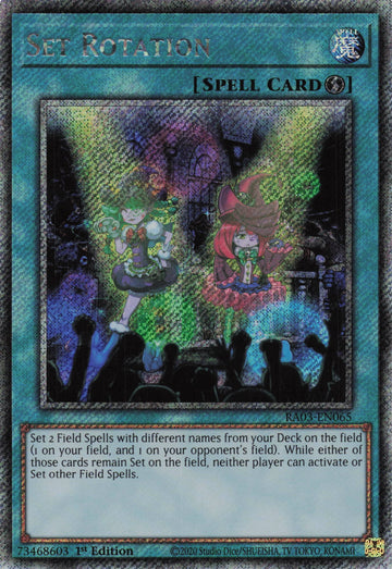RA03-EN065 - Set Rotation - Quarter Century Secret Rare - Quarter Century Bonanza