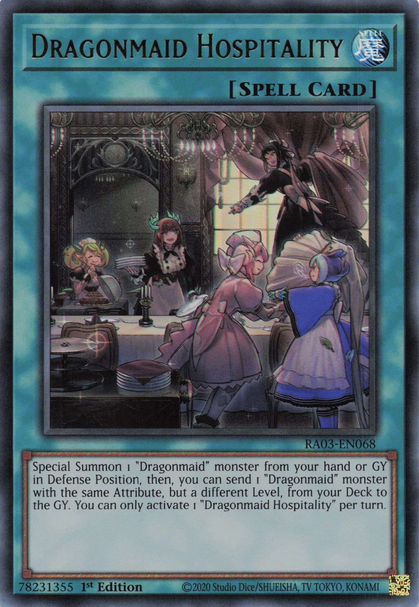 Dragonmaid Hospitality RA03-EN068 - Ultra Rare -