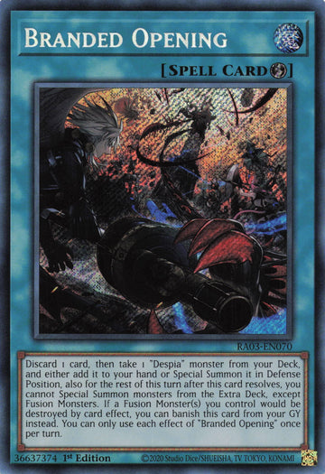 RA03-EN070 - Branded Opening - Secret Rare - Quarter Century Bonanza