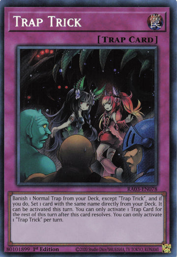 RA03-EN078 - Trap Trick - Secret Rare - Quarter Century Bonanza
