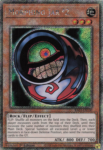 RA03-EN100 - Morphing Jar #2 - Quarter Century Secret Rare - Quarter Century Bonanza