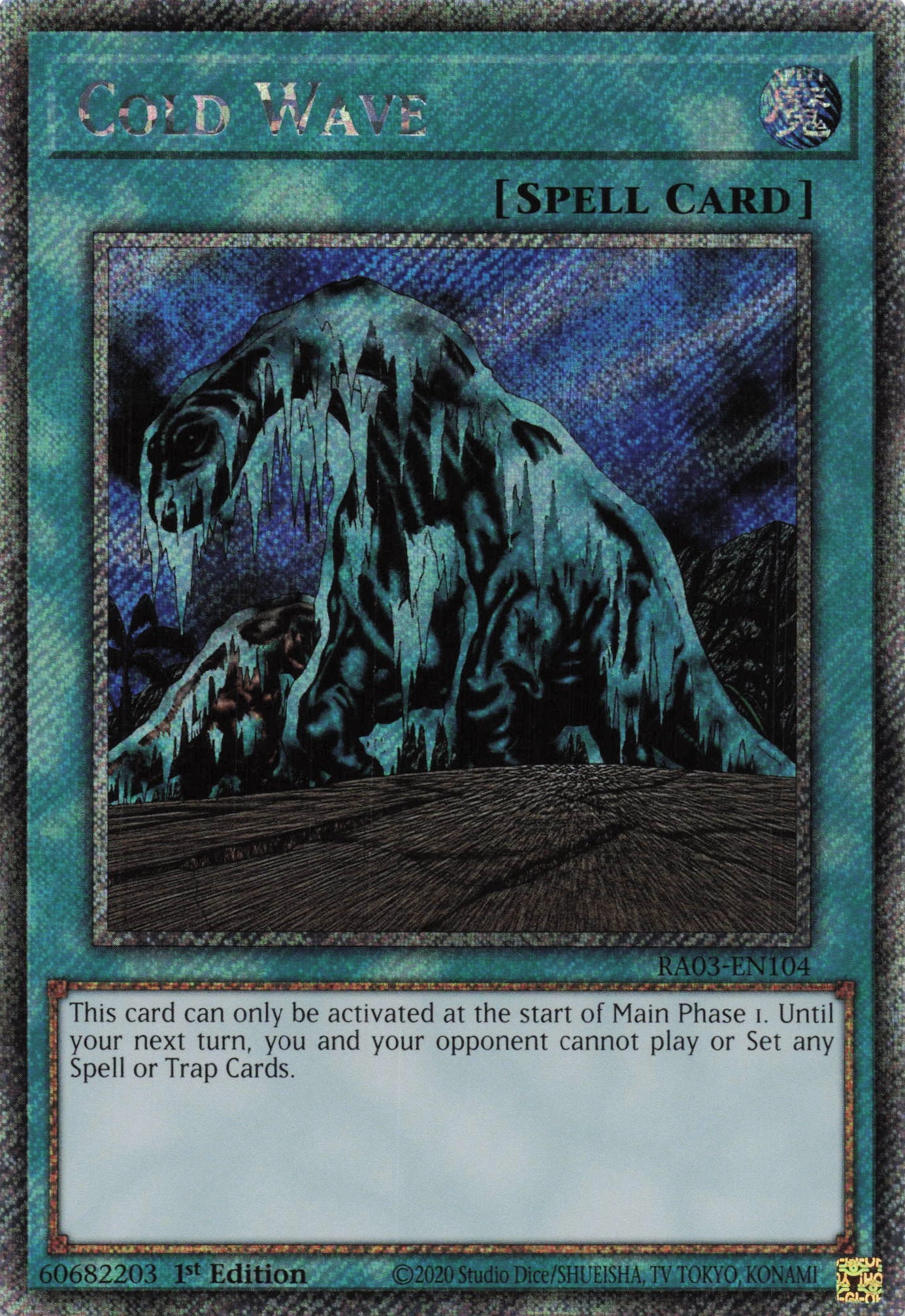 Cold Wave RA03-EN104 - - Platinum Secret Rare - -