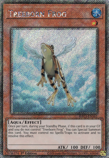 RA03-EN161 - Treeborn Frog - Quarter Century Secret Rare - Quarter Century Bonanza