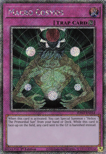 RA03-EN164 - Macro Cosmos - Quarter Century Secret Rare - Quarter Century Bonanza