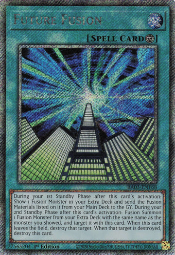 RA03-EN168 - Future Fusion - Quarter Century Secret Rare - Quarter Century Bonanza