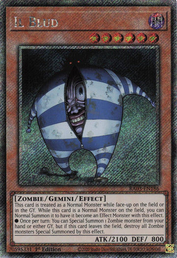 RA03-EN186 - Il Blud - Platinum Secret Rare - Quarter Century Bonanza