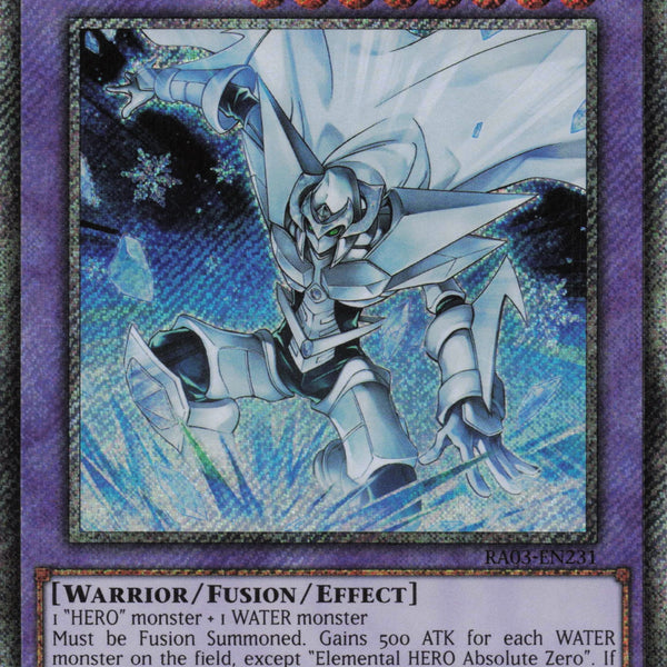 absolute zero yugioh deck Elemental HERO Absolute Zero RA03-EN231