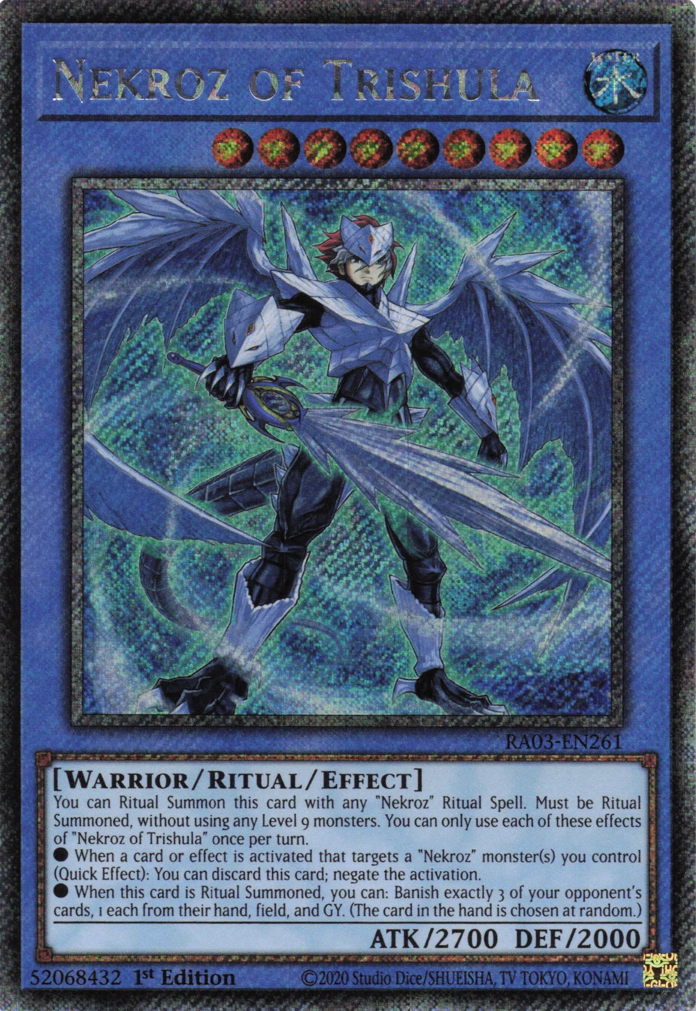 Nekroz of Trishula RA03-EN261 - Platinum Secret Rare -