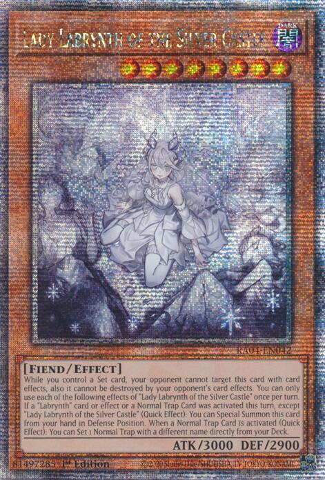 RA04-EN042 - Lady Labrynth Of The Silver Castle - Quarter Century Secret Rare - - Quarter Century Stampede