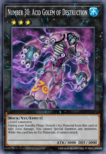 Number 30: Acid Golem of Destruction
