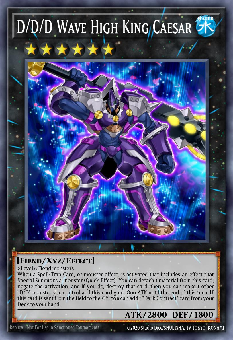 RA04-EN290 - D/D/D Wave High King Caesar - Platinum Secret Rare