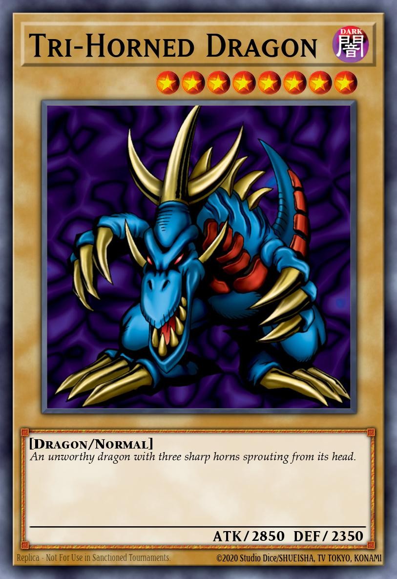 遊戯王Tri-Horned Dragon Ultra Rare【Mint】① RA05-EN001 - Tri-Horned Dragon - Starlight Rare - Rarity Collection 5