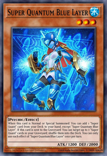 RA05-EN009 - Super Quantum Blue Layer - Super Rare - Rarity Collection 5