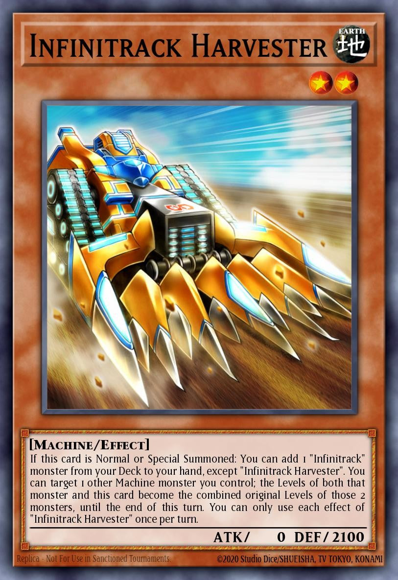 RA05-EN014 - Infinitrack Harvester - Super Rare - Rarity Collection 5