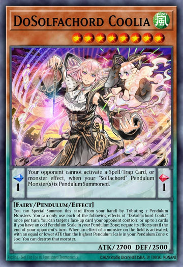 RA05-EN018 - DoSolfachord Coolia - Super Rare - Rarity Collection 5