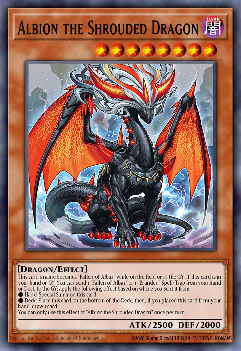 RA05-EN019 - Albion The Shrouded Dragon - Super Rare - Rarity Collection 5
