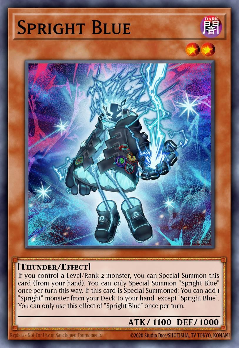 RA05-EN021 - Spright Blue - Super Rare - Rarity Collection 5