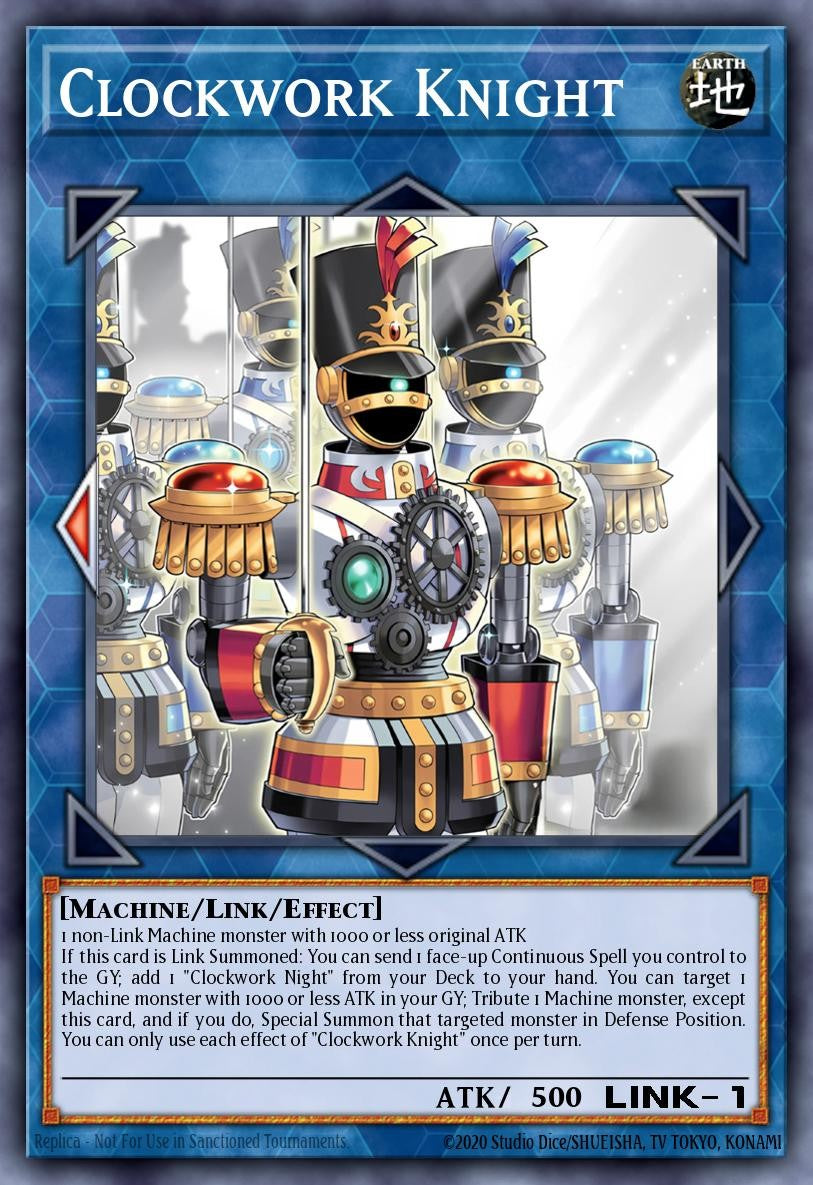 RA05-EN058 - Clockwork Knight - Super Rare - Rarity Collection 5