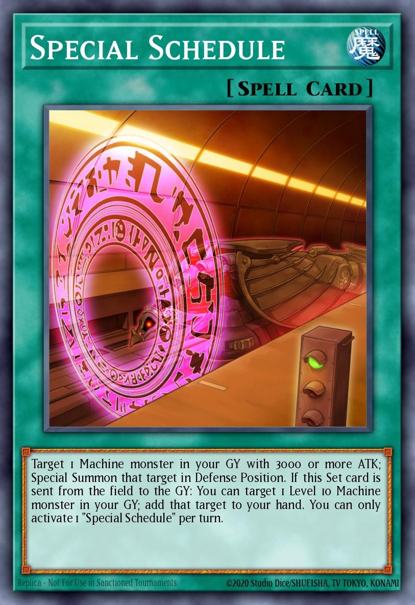 RA05-EN060 - Special Schedule - Super Rare - Rarity Collection 5