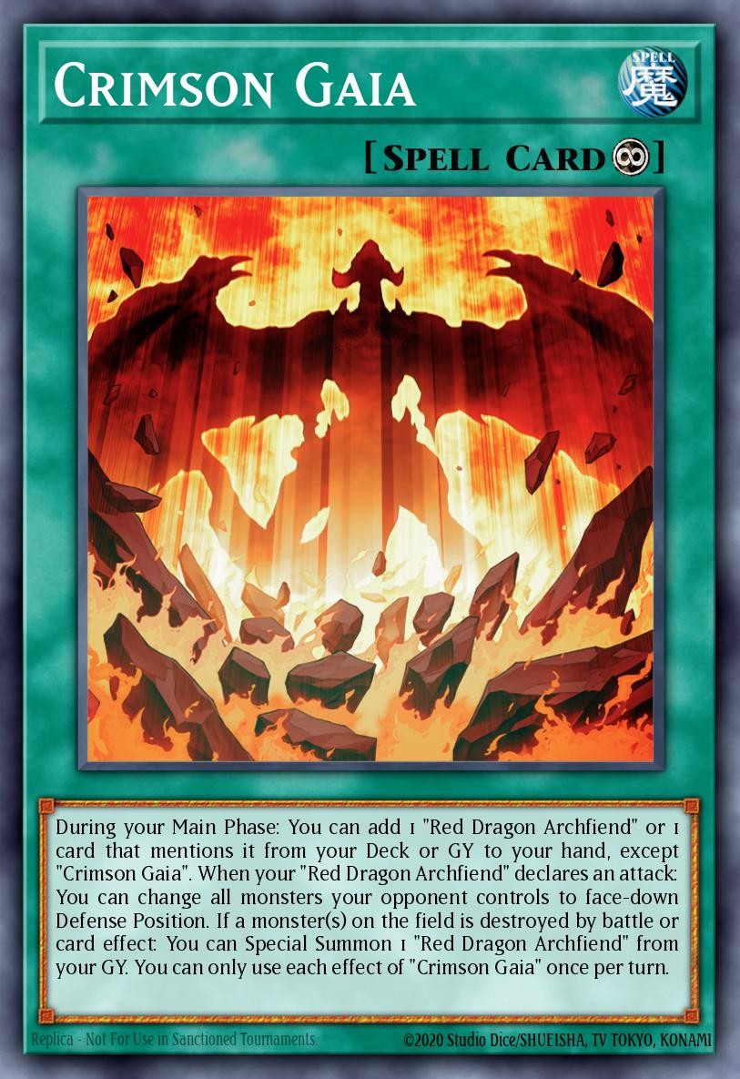 RA05-EN070 - Crimson Gaia - Super Rare - Rarity Collection 5