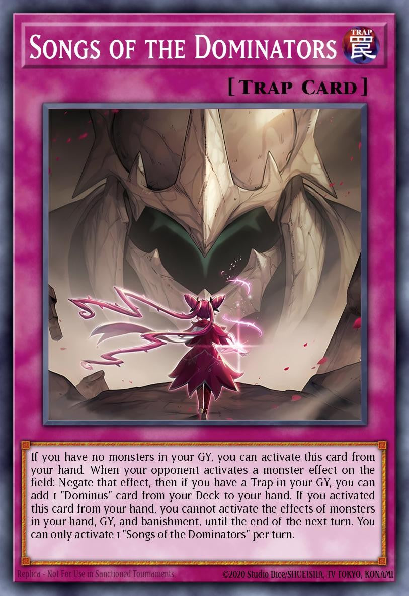 RA05-EN081 - Songs of the Dominators - Super Rare - Rarity Collection 5