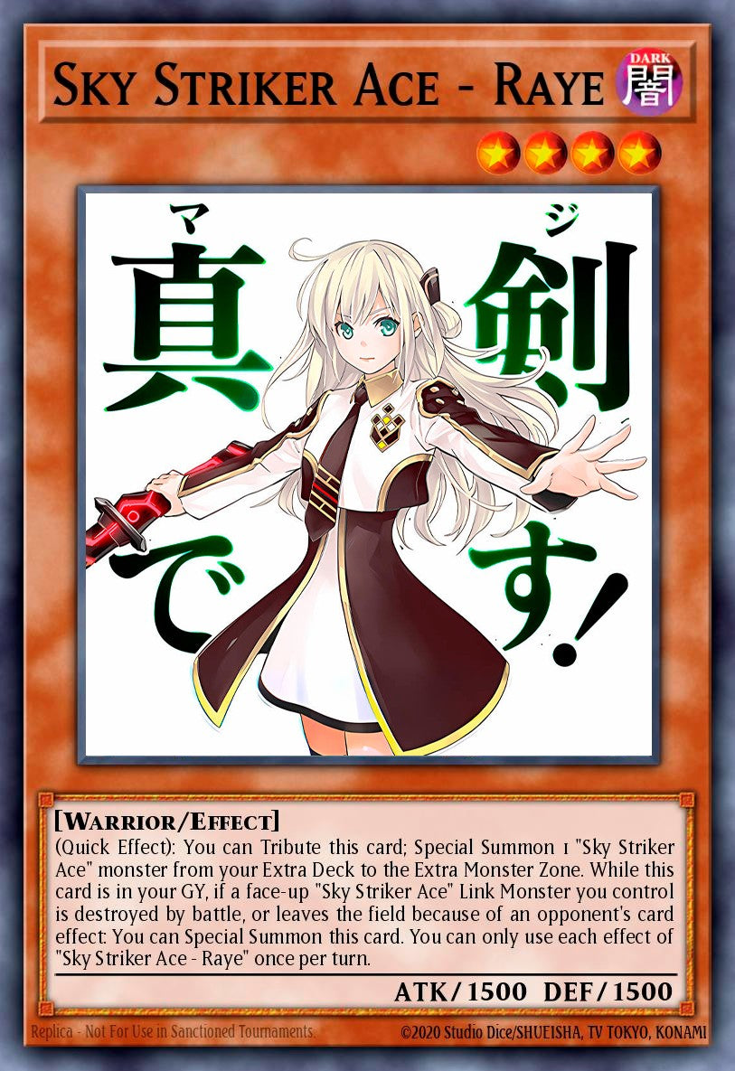 RA05-EN093 - Sky Striker Ace - Raye - Ultra Rare - Rarity Collection 5