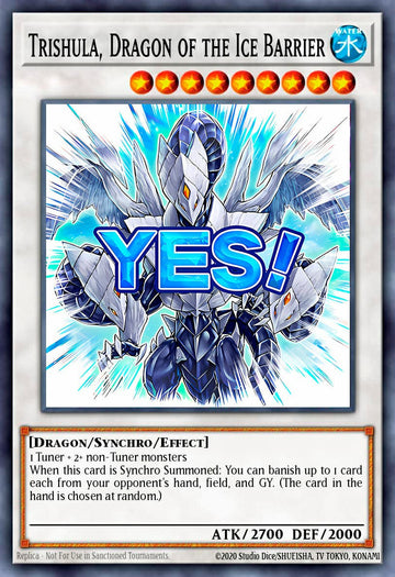 RA05-EN101 - Trishula, Dragon of the Ice Barrier - Ultra Rare - Rarity Collection 5