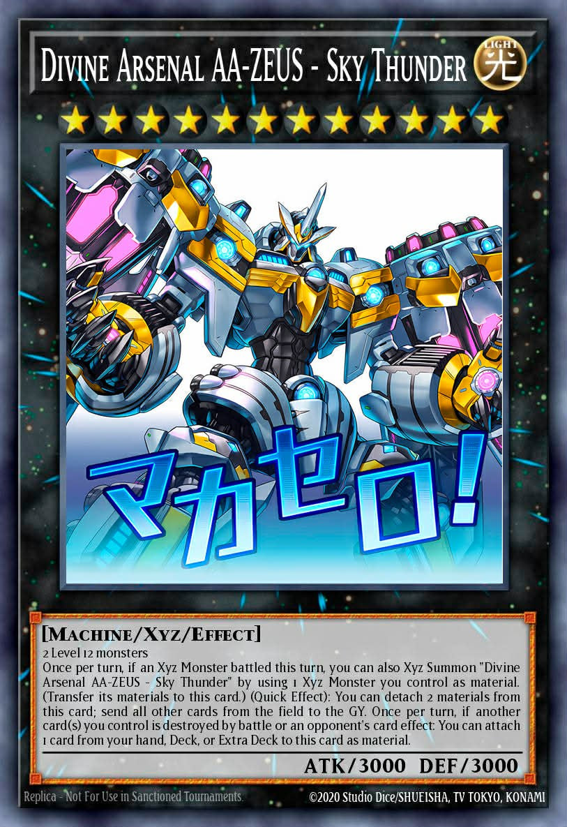 RA05-EN103 - Divine Arsenal AA-ZEUS - Sky Thunder - Ultra Rare - Rarity Collection 5