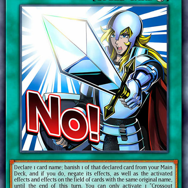 yugioh declare a card name RA05-EN118 - Crossout Designator - Ultra Rare