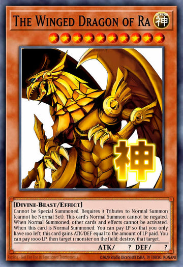 RA05-EN130 - The Winged Dragon of Ra - Ultra Rare - Rarity Collection 5