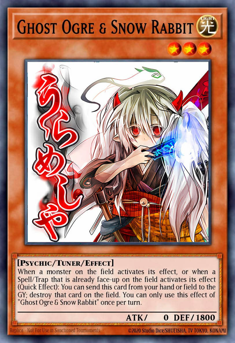 RA05-EN131 - Ghost Ogre & Snow Rabbit - Ultra Rare - Rarity Collection 5
