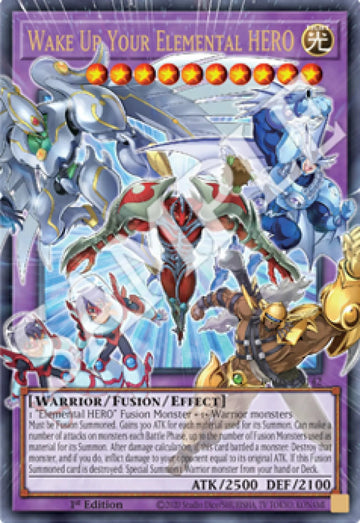 RA05-EN142 - Wake Up Your Elemental HERO (extended art) - Starlight Rare
